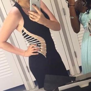 Camille le vie black prom dress